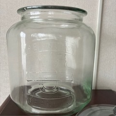 🌹⭐️新品未使用⭐️おしゃれなライスジャー　ガラスジャー　クッキージャー🌹の画像