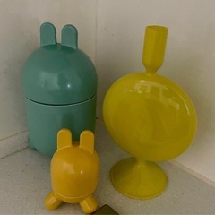 IKEA TJÄRLEK シャーレク ふた付きボウル2個セット 廃番品の画像