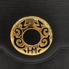 199990 現状品 HANAE MORI ２WAYハンドルショルダーバック ブラック [0000000002298]の画像