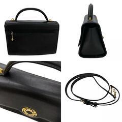 199990 現状品 HANAE MORI ２WAYハンドルショルダーバック ブラック [0000000002298]の画像