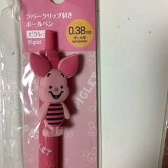 ボールペン　ピグレット　ティガー　ラバークリップ付き　くまのプーさん　2本の画像