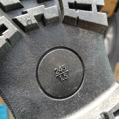 新品 24.5cm レディース ブーツ ブラック 厚底 シューズ  識別番号:【B004-S】の画像