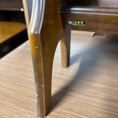 カリモク家具 スリッパラック 上下2段 木製 ヴィンテージ karimokuの画像