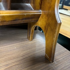カリモク家具 スリッパラック 上下2段 木製 ヴィンテージ karimokuの画像