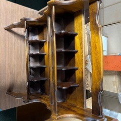 カリモク家具 スリッパラック 上下2段 木製 ヴィンテージ karimokuの画像