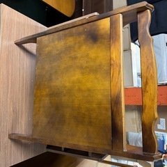 カリモク家具 スリッパラック 上下2段 木製 ヴィンテージ karimokuの画像