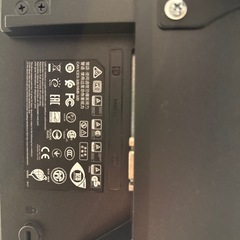HP 24インチ　パソコンモニター (エレコムのアーム付き)の画像