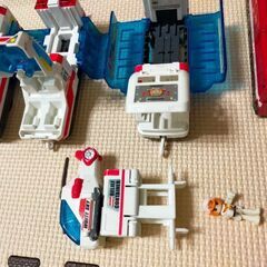 （箱あり）プラレールハイパーガーディアン　アンビュライナー　おまけ付きの画像
