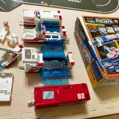 （箱あり）プラレールハイパーガーディアン　アンビュライナー　おまけ付きの画像