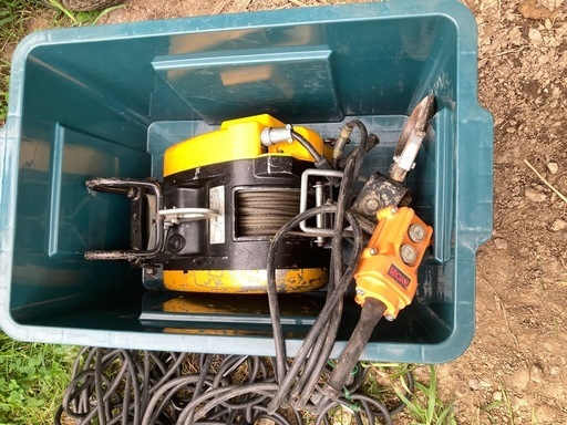 RYOBI リョービ  プロ用ツール  ウインチ　WIM-125A（5mm×21m）最大吊上荷重130kg  100V、10A、870W