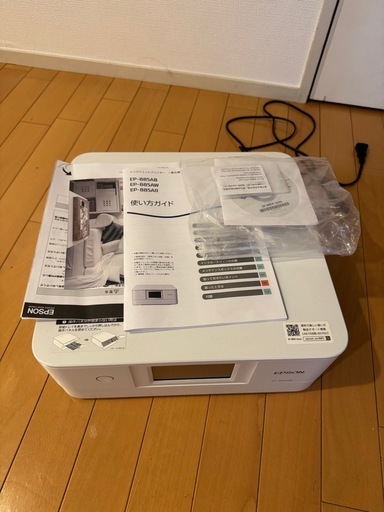 EPSON EP-885AW ホワイト インクジェットプリンター複合器 インク付