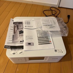 EPSON EP-885AW ホワイト インクジェットプリンター複合器 インク付の画像
