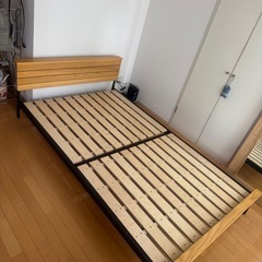 IDEE PANCA BED Semi Double ベッドフレーム 無印良品の画像