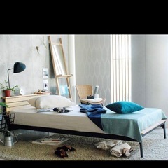 IDEE PANCA BED Semi Double ベッドフレーム 無印良品の画像