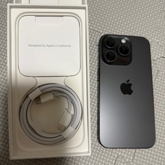 iPhone15pro　256GB ブラックチタニウム　SIMフリーの画像