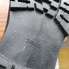 新品 24cm レディース ブーツ ブラック 厚底 シューズ 識別番号:【B008-S】の画像