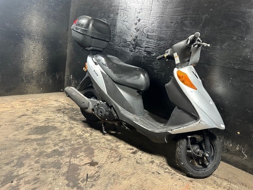 ★支払総額7.0万円★走行テスト済み！全国配送可能！ スズキ アドレスV125 CF4EA 人気のワンツー！激安小型！リアボックス付き！通勤通学に♪