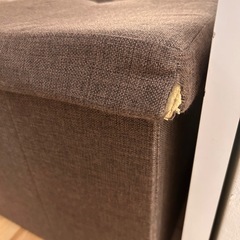 収納　スツール椅子２人掛けの画像