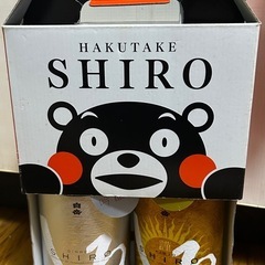 ✨激安価格✨銀白 金白 未開封 米焼酎 白岳 お酒 くまモンケース入り
の画像