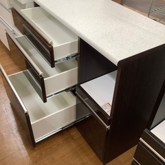 ニトリ 3段キッチンカウンター アルミナ2【トレファク 川越店】の画像