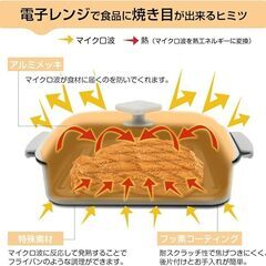 電子レンジ専用調理器　グレーの画像