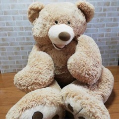 コストコ 大きい くま クマ ぬいぐるみ 134cm の画像