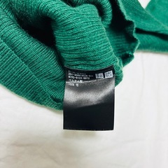 UNIQLO/Ssize/ダークグリーン/タートルネック/セーターの画像