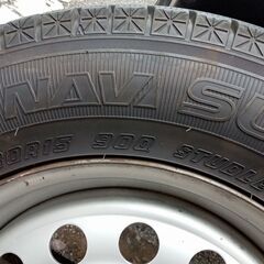 ★グッドイヤー★ICE NAVI SUV★中古スタッドレス★175/50 R15★ホイール付4本セット★手渡しのみの画像
