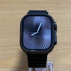 Apple Watch Ultra2（GPS + Cellularモデル）- 49mmブラックチタニウムケースとブラックオーシャンバンド　MX4P3J/Aの画像