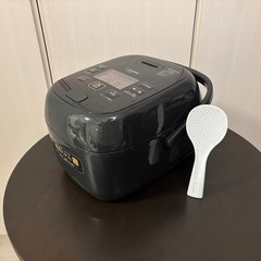 象印マホービン 炊飯器 5.5合 極め炊き 豪熱大火力 圧力IHタイプ 日本製 お手入れ点数2点 ブラック NW-CB10-BAの画像