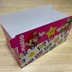 スーパーマリオブラザーズ　角型プールバッグ　未使用品　３１アイスクリームのマリオの箱付の画像