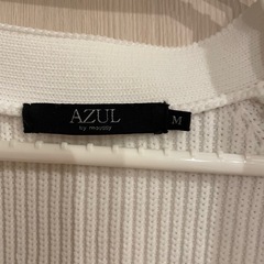 AZUL M カーディガン　白の画像
