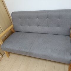 北欧風 二人掛けソファの画像