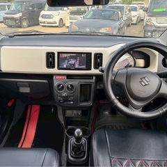 【支払総額19.8万円】HA36アルト車検令和8年9月機関良好 5速MT フルセグTV Bluetooth 修復歴無し 即日納車ok♩の画像