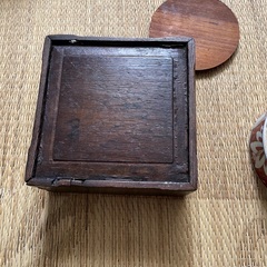 🇯🇵 木箱と陶器碗のセット（ヴィンテージ）– ¥2,500（交渉可）の画像