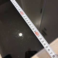 ブラックガラス天板 ローテーブル 収納付き 高さ調節可の画像