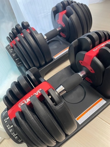 可変式ダンベル 24kg 2組