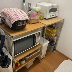 【お譲り先確定】無印良品ステンレスユニットシェルフの画像