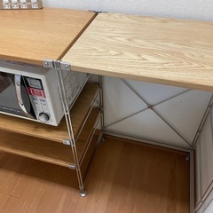 【お譲り先確定】無印良品ステンレスユニットシェルフの画像