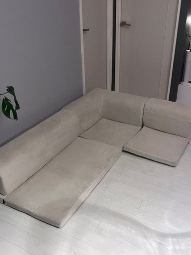 L字ローソファ　組み替え可能