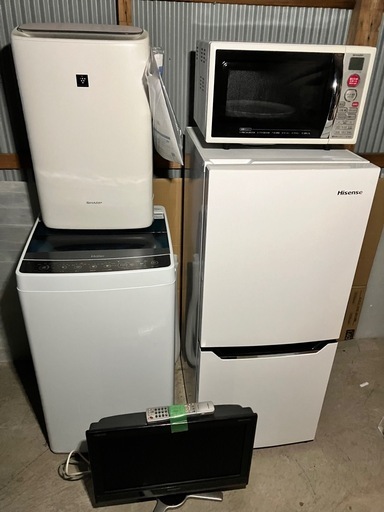 新生活家電5点‼️