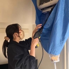 お掃除エアコンを5000円で清掃　ネコの手名護市