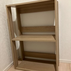 【募集中】【簡易清掃済み】アイリスオーヤマ　収納棚　北欧風　の画像