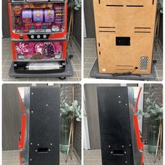 【お値下げOK】スロット台 サミー 北斗の拳 4号機 初代 ユリアパネル ドア設定キーあり コイン不要機の画像