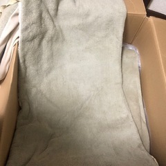 冬用 普通車汎用 シートカバー前後五枚セット中古の画像