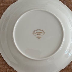 洋食器　LANCEL 食器　白　金縁　食器セットの画像