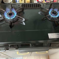 【美品】リンナイガスコンロ2個口　の画像