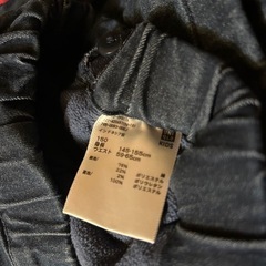 ユニクロ⭐︎裏起毛デニムパンツ145〜の画像