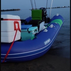 値下げ中　ジョイクラフト　ゴムボート　エンジン　の画像