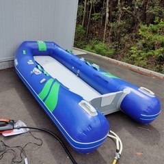 値下げ中　ジョイクラフト　ゴムボート　エンジン　の画像